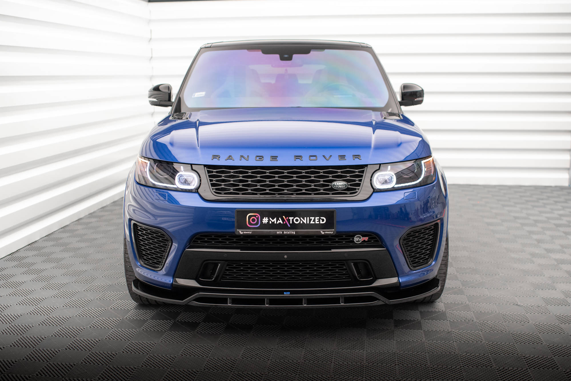 Maxton Design Передний сплиттер V.2 для Land Rover Range Rover Sport SVR Mk2 — изображение 2