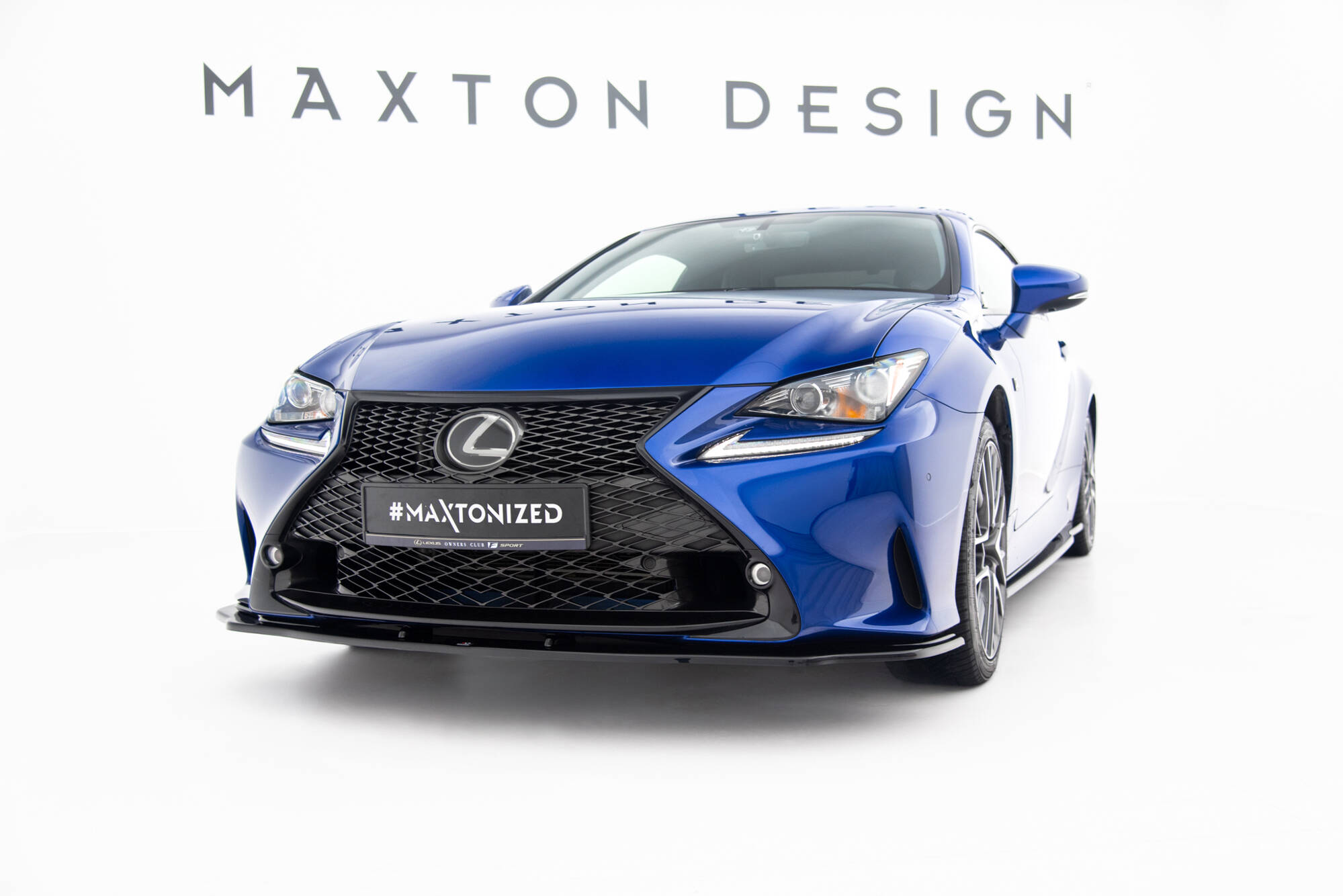 Maxton Design Передний сплиттер V.2 для Lexus RC Mk1