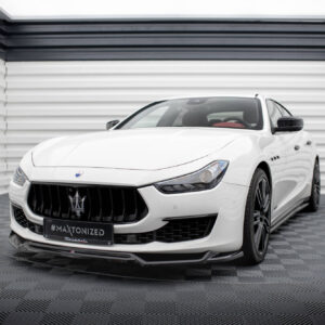 Maxton Design Передний сплиттер V.2 для Maserati Ghibli Mk3 (рестайлинг)