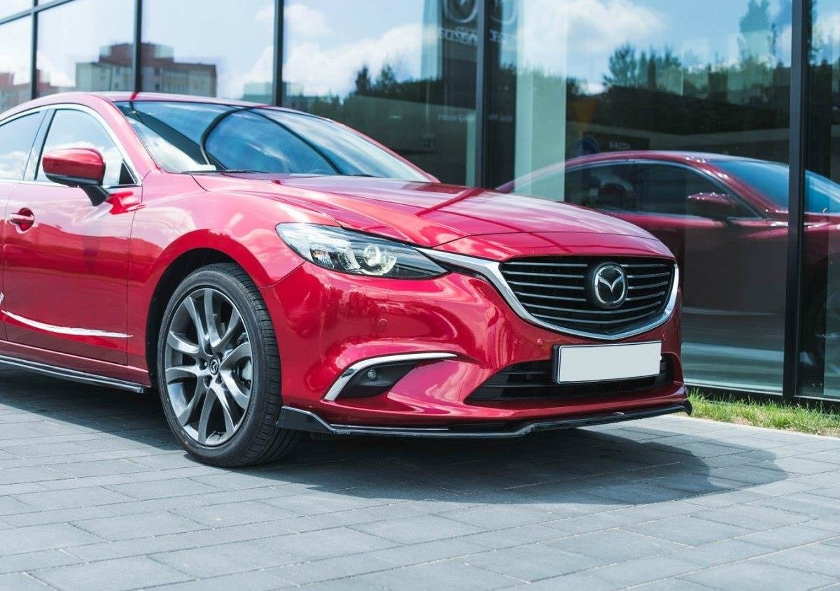 Maxton Design ПЕРЕДНИЙ СПЛИТЕР V.2 Mazda 6 GJ (Mk3) Рестайлинг