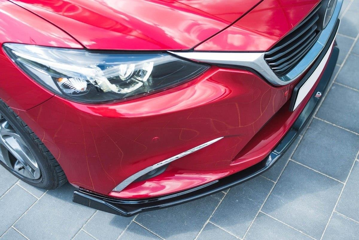 Maxton Design ПЕРЕДНИЙ СПЛИТЕР V.2 Mazda 6 GJ (Mk3) Рестайлинг — изображение 3