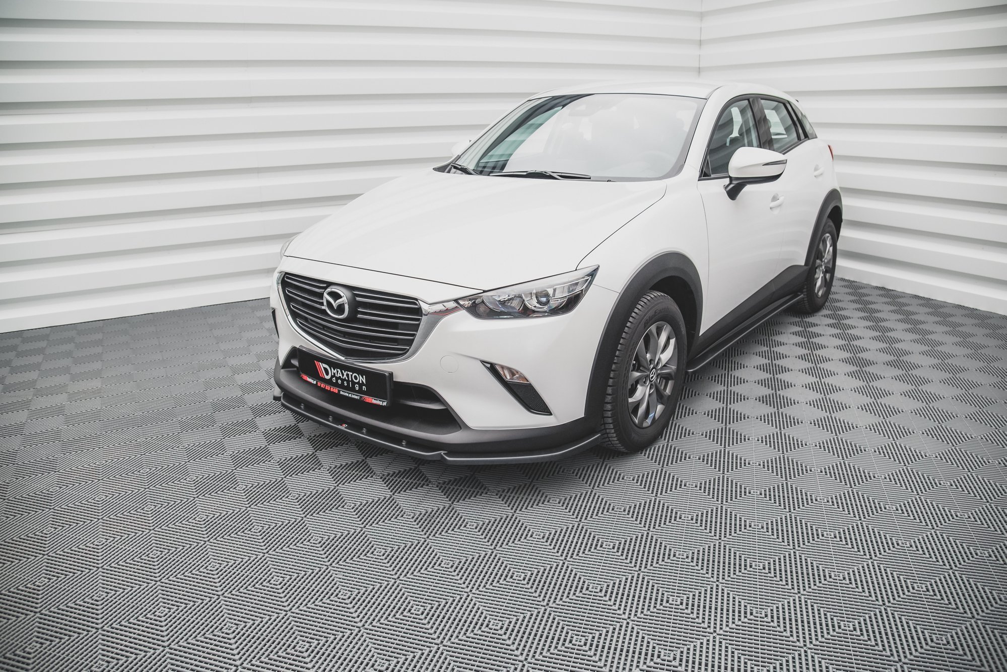 Maxton Design Передний сплиттер V.2 для Mazda CX-3