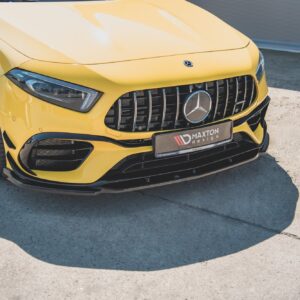 Maxton Design Передний сплиттер V.2 для Mercedes-AMG A 45 S Aero Pack W177