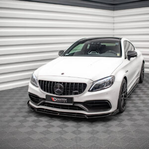 Maxton Design Передний сплиттер V.2 Mercedes-AMG C63 Coupe AMG Aero Pack C205 Facelift
