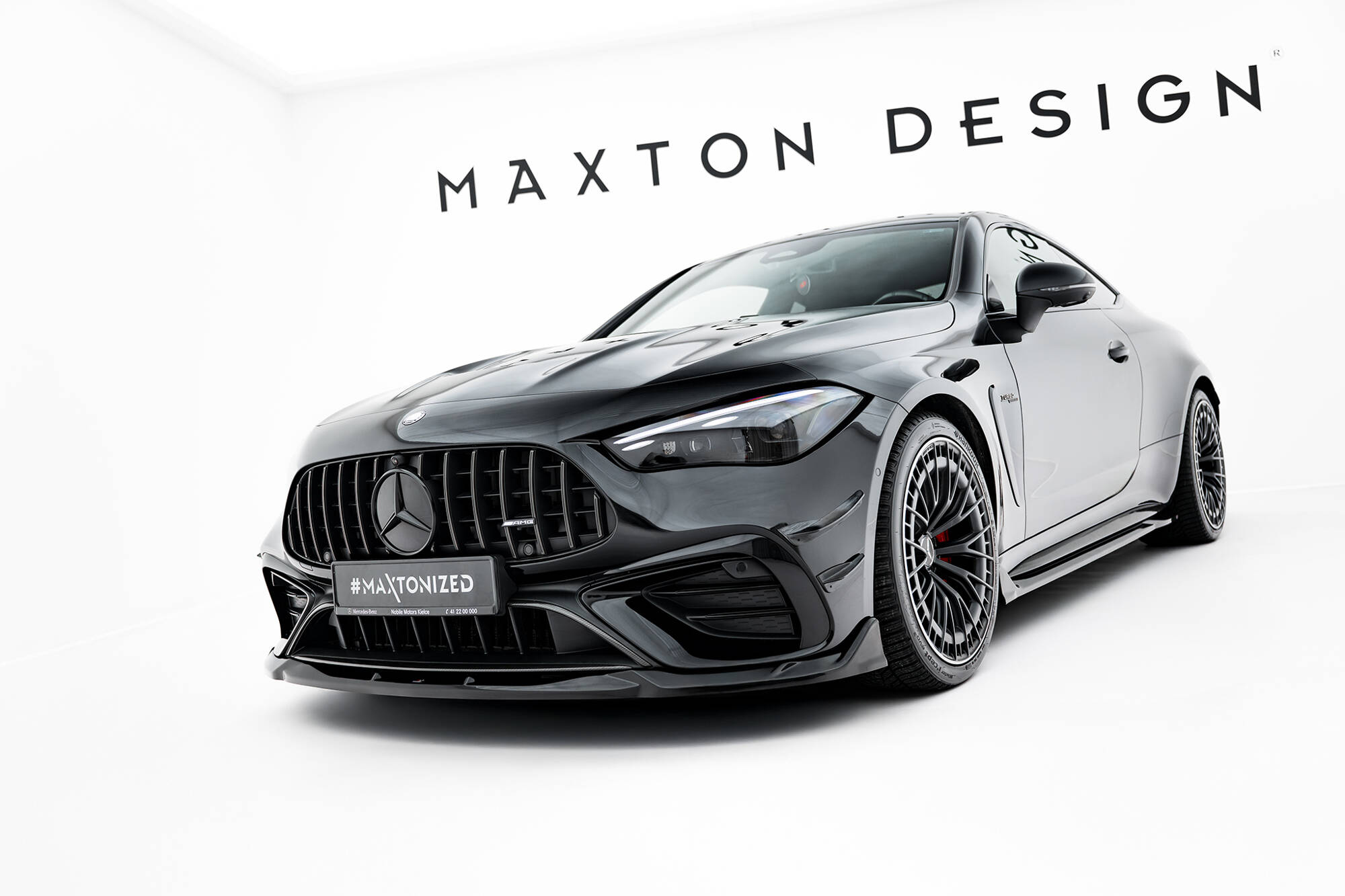 Maxton Design Передний сплиттер V.2 для Mercedes-AMG CLE 53 C236
