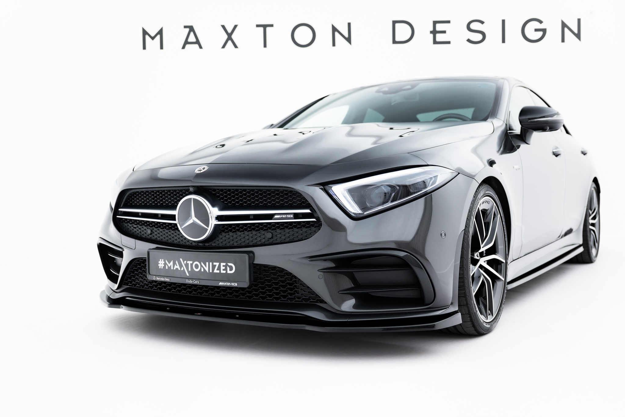 Maxton Design Передний сплиттер V.2 для Mercedes-AMG CLS 53 C257