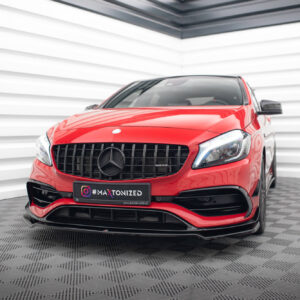Maxton Design Передний сплиттер V2 для Mercedes-Benz A45 Aero W176 (рестайлинг)
