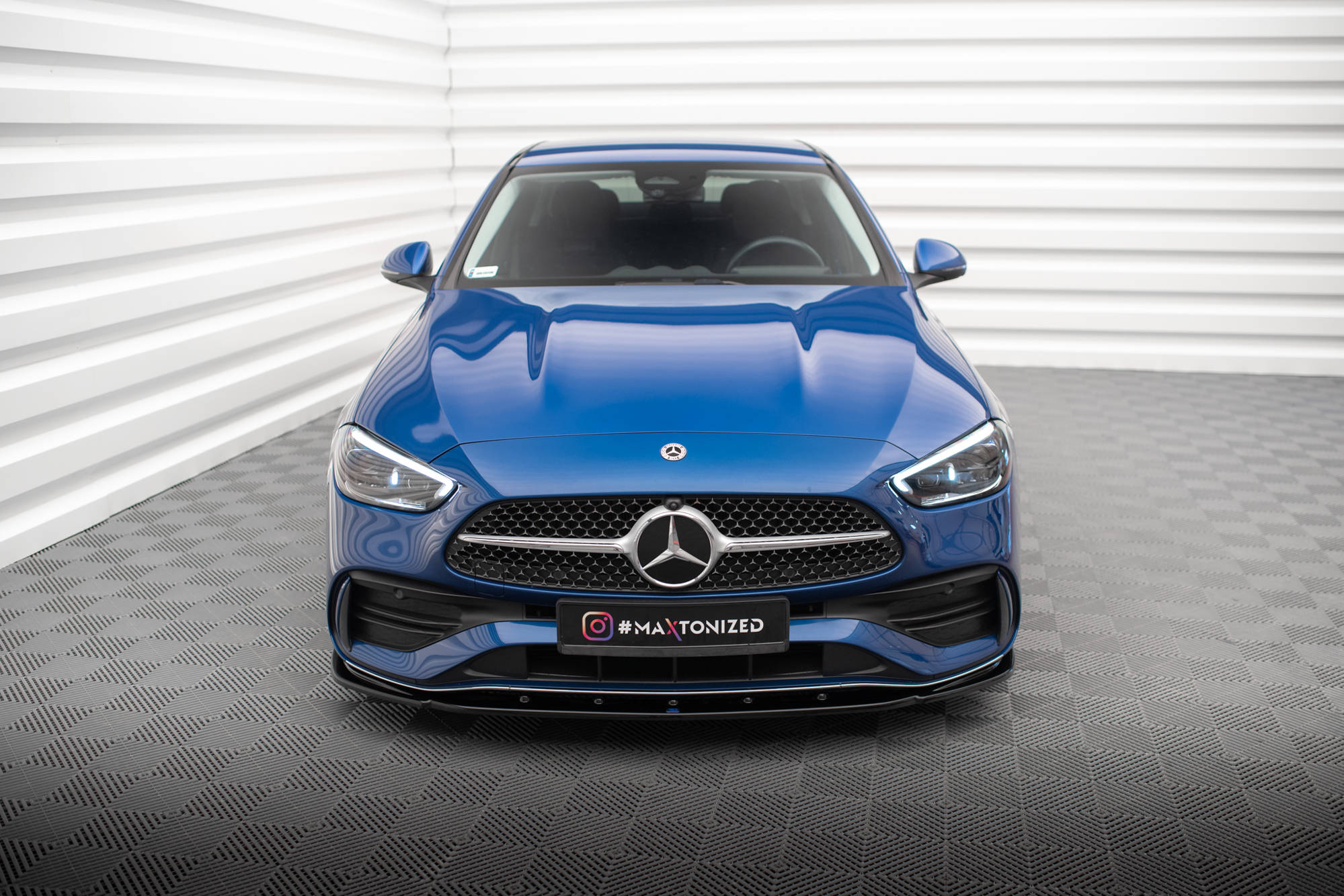 Maxton Design Передний сплиттер V.2 для Mercedes-Benz C AMG-Line / 43 AMG W206 — изображение 2