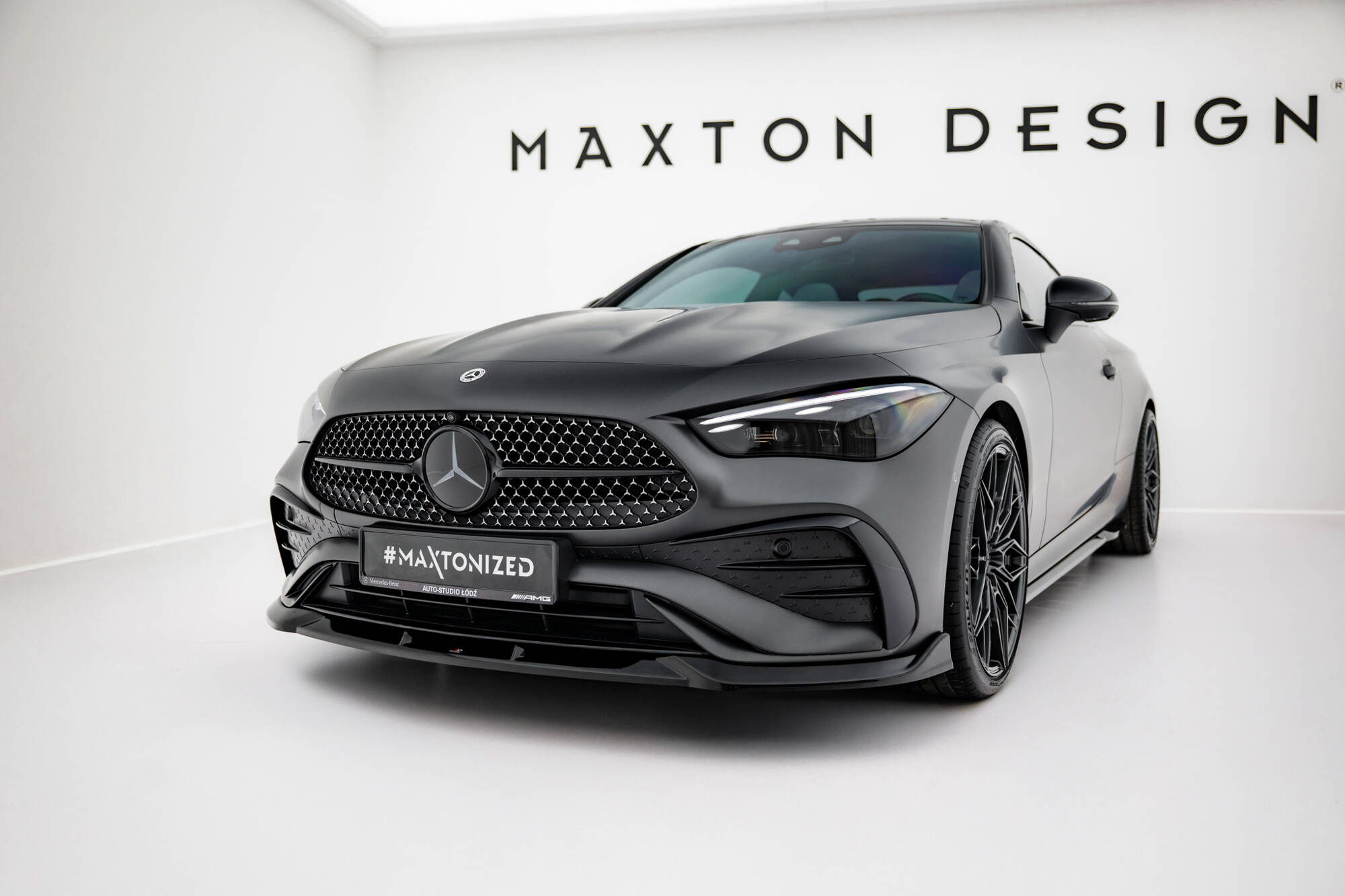 Maxton Design Передний сплиттер V.2 Mercedes-Benz CLE AMG-Line C236