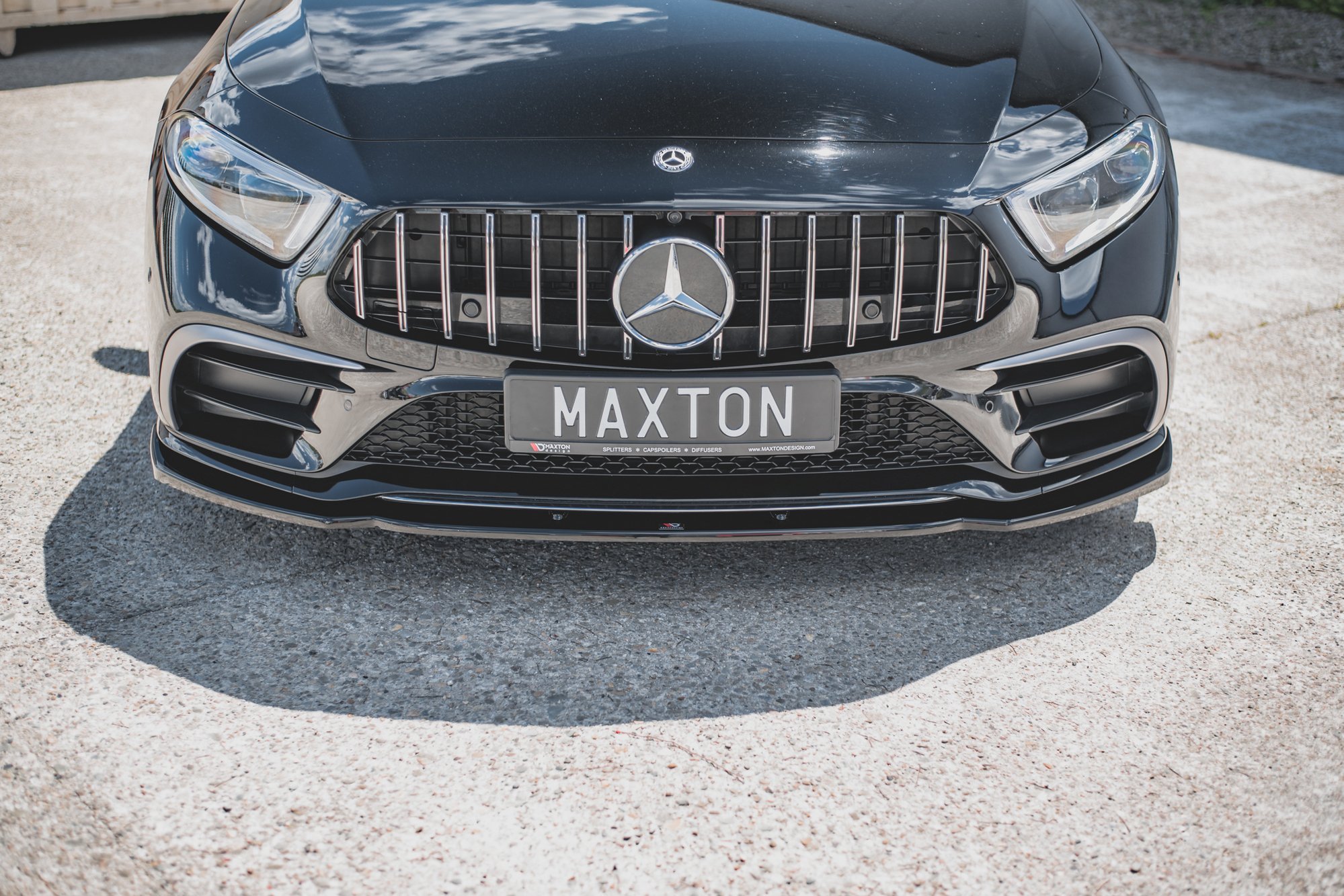 Maxton Design Передний сплиттер V.2 для Mercedes-Benz CLS AMG-Line C257 — изображение 2