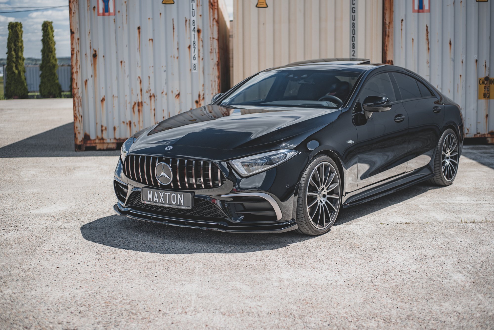 Maxton Design Передний сплиттер V.2 для Mercedes-Benz CLS AMG-Line C257 — изображение 5