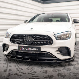 Maxton Design Передний сплиттер V.2 для Mercedes-Benz E AMG-Line W213 (рестайлинг)
