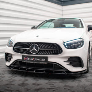 Maxton Design Передний сплиттер V.2 для Mercedes-Benz E-Class W213 Coupe Facelift (C238 Facelift) / Cabriolet (A238 Facelift) AMG-Line / 53 AMG
