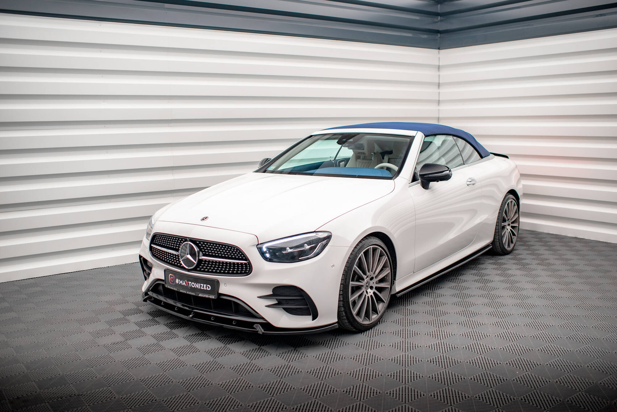 Maxton Design Передний сплиттер V.2 для Mercedes-Benz E-Class W213 Coupe Facelift (C238 Facelift) / Cabriolet (A238 Facelift) AMG-Line / 53 AMG — изображение 4