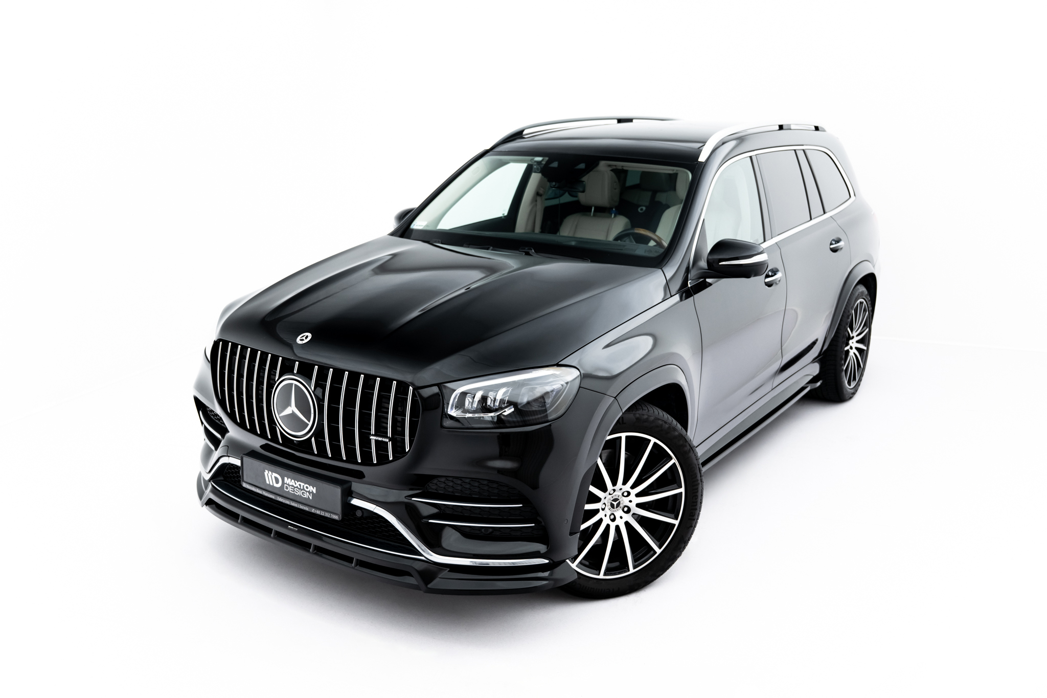 Maxton Design Передний сплиттер V.2 Mercedes-Benz GLS AMG-Line X167