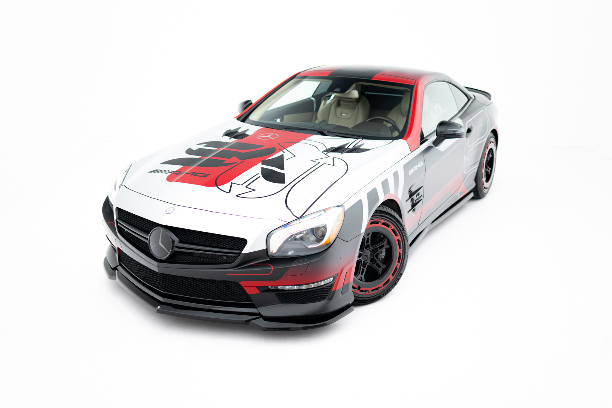 Maxton Design Передний сплиттер V.2 для Mercedes-Benz SL 63 AMG R231