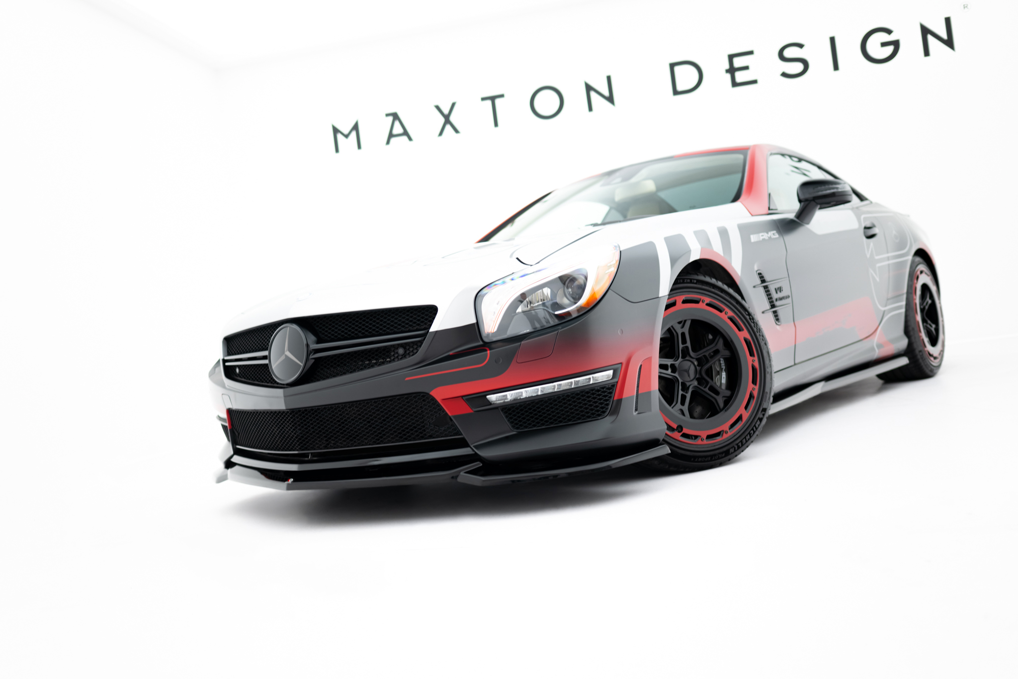 Maxton Design Передний сплиттер V.2 для Mercedes-Benz SL 63 AMG R231 — изображение 4
