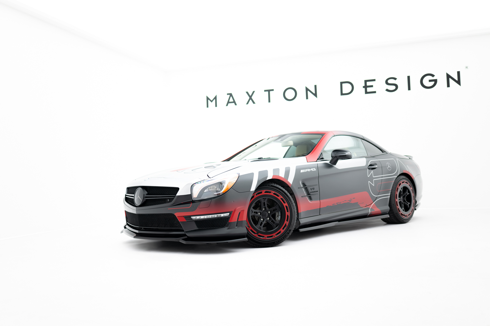 Maxton Design Передний сплиттер V.2 для Mercedes-Benz SL 63 AMG R231 — изображение 5