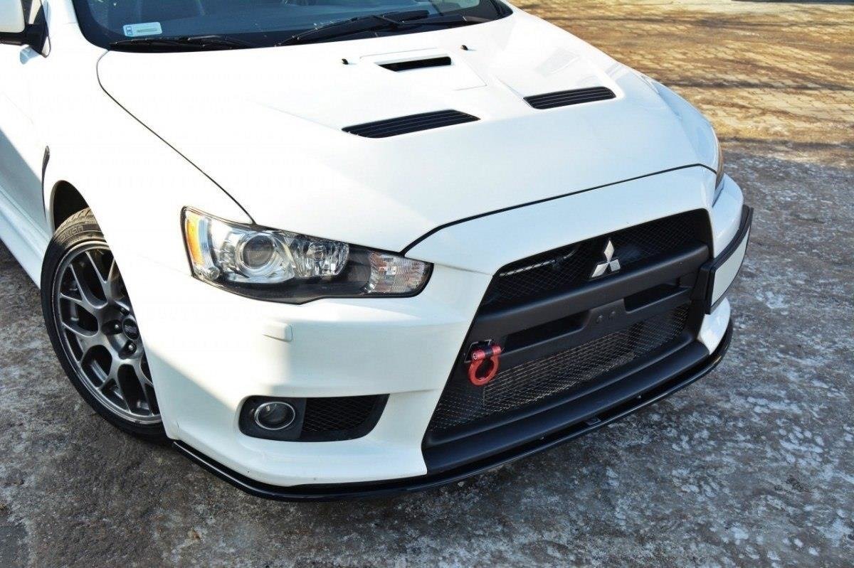 Maxton Design Передний сплиттер V.2 для Mitsubishi Lancer Evo X