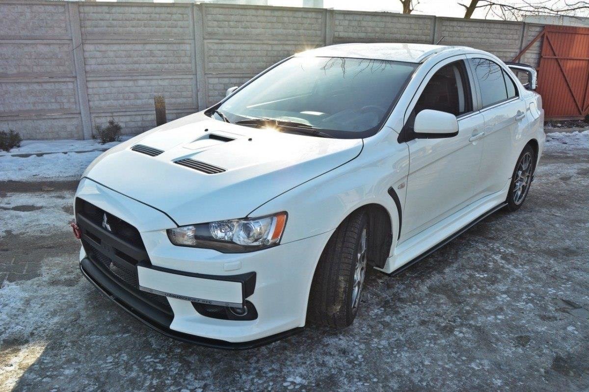 Maxton Design Передний сплиттер V.2 для Mitsubishi Lancer Evo X — изображение 4