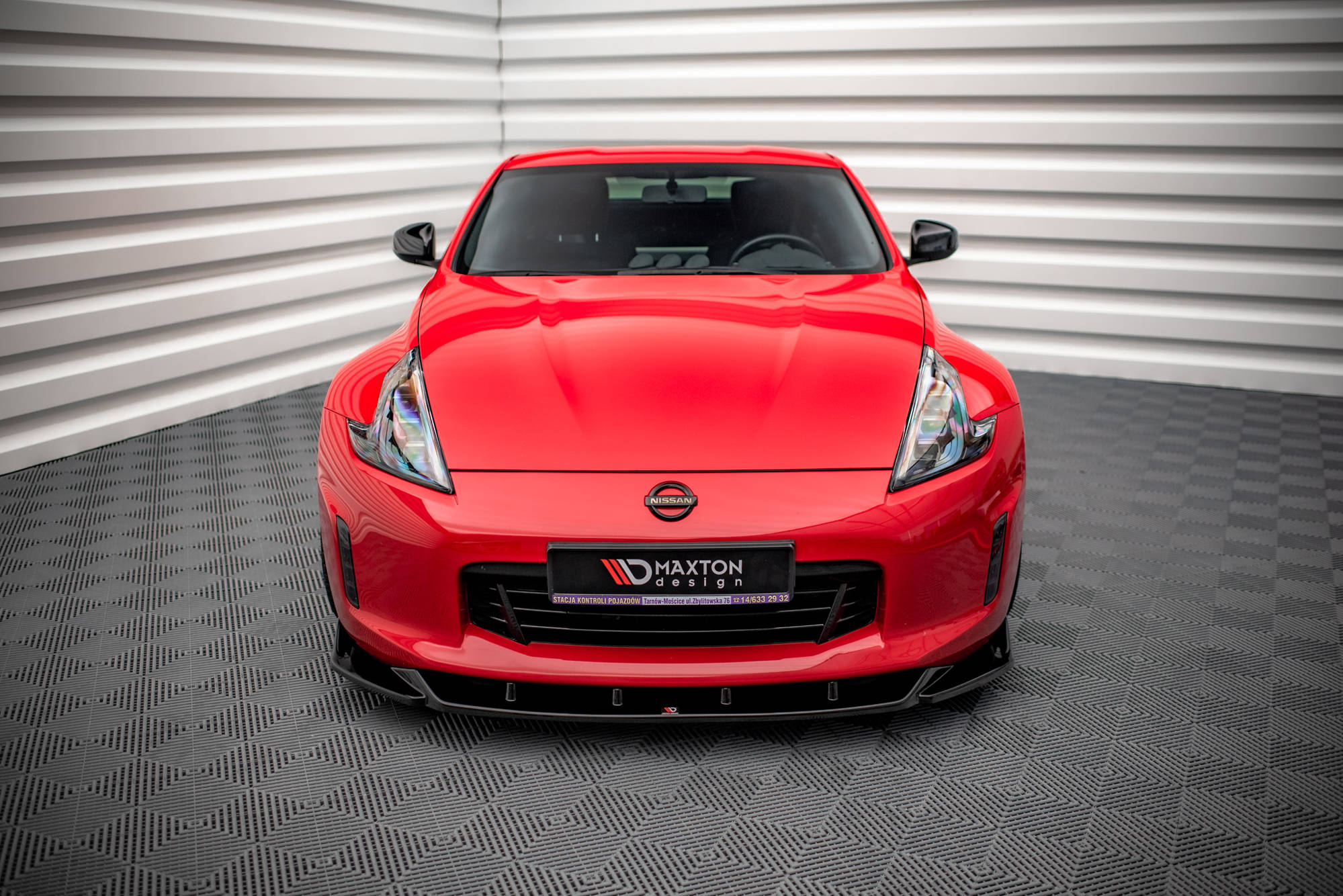 Maxton Design Передний сплиттер V.2 для Nissan 370Z после рестайлинга — изображение 2