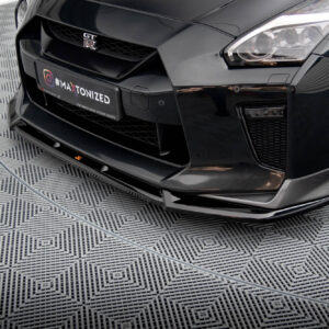 Maxton Design Передний сплиттер V.2 для Nissan GTR R35 (рестайлинг)