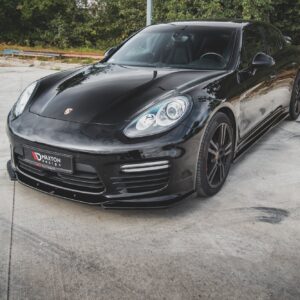 Maxton Design Передний сплиттер V.2 для Porsche Panamera Turbo 970 Facelift