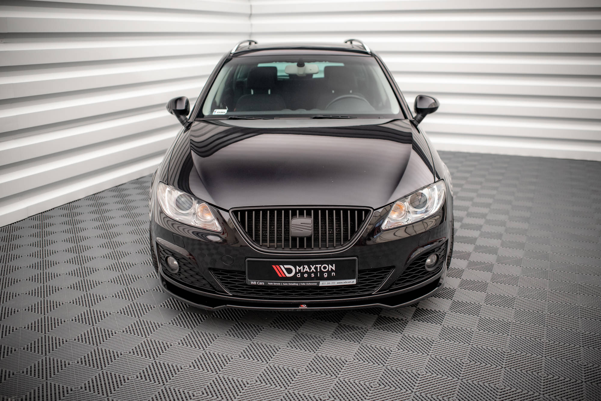 Maxton Design Передний сплиттер V.2 для Seat Exeo — изображение 2