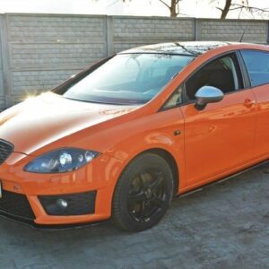 Maxton Design Передний сплиттер V.2 для Seat Leon MK2 Cupra / FR (рестайлинг)