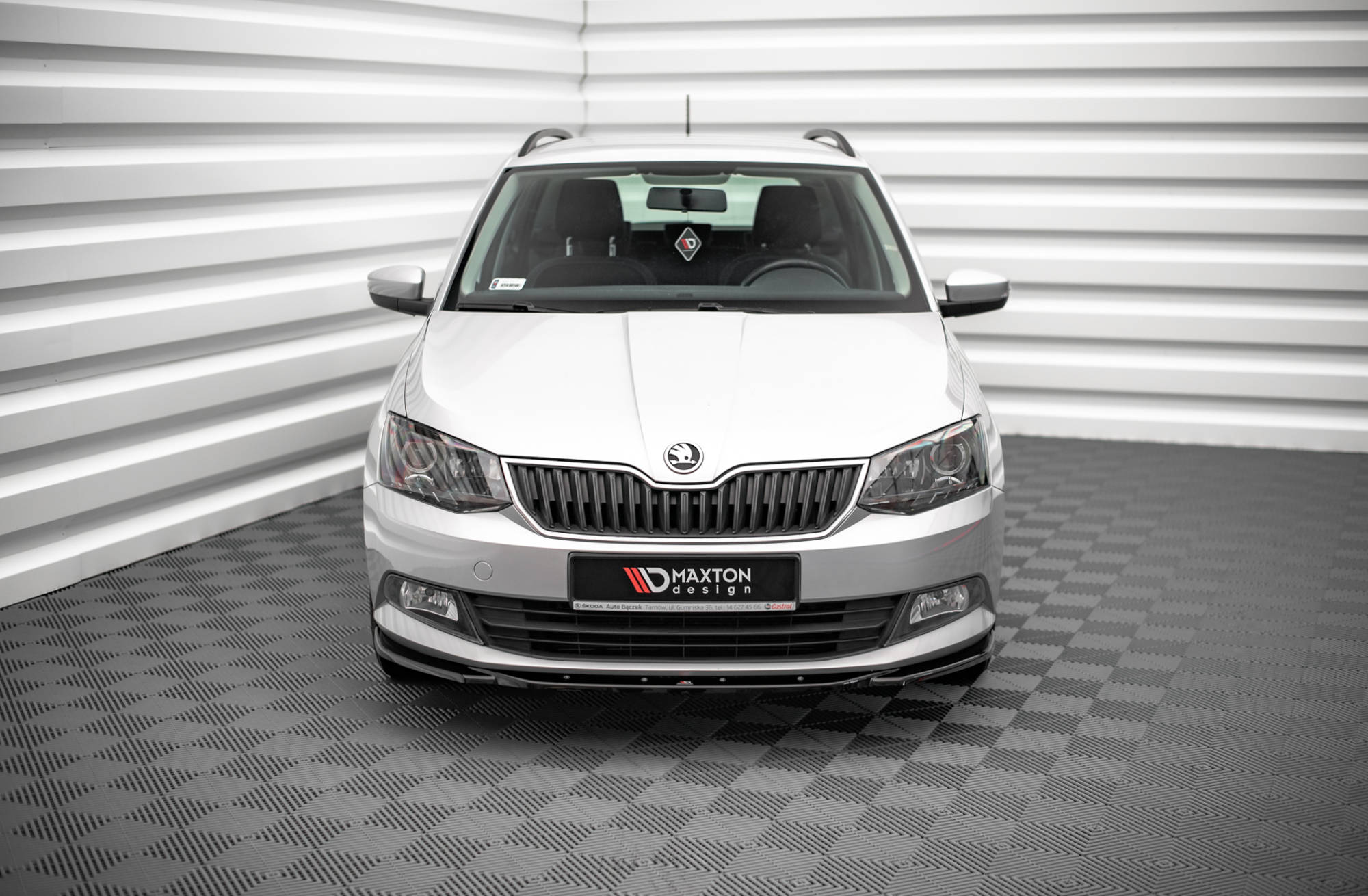 Maxton Design Передний сплиттер V.2 Skoda Fabia Mk3 — изображение 2