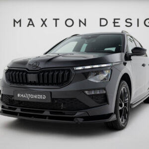 Maxton Design Передний сплиттер V.2 для Skoda Kamiq Monte Carlo Mk1 (рестайлинг)