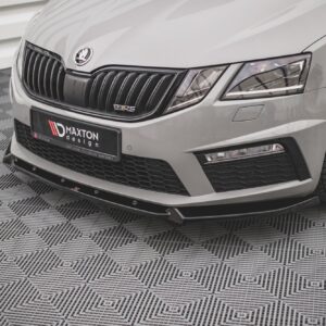 Maxton Design Передний сплиттер V.2 для Skoda Octavia RS Mk3 (рестайлинг)