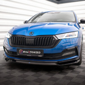 Maxton Design Передний сплиттер V.2 Skoda Octavia Sportline Mk4