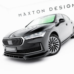 Maxton Design Передний сплиттер V.2 Skoda Superb Mk4
