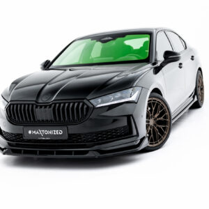 Maxton Design Передний сплиттер V.2 Skoda Superb Sportline Mk4