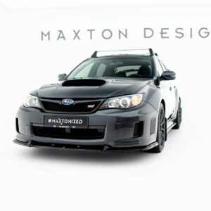 Maxton Design Передний сплиттер V.2 Subaru Impreza WRX STI Mk3 Рестайлинг