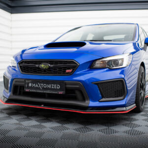 Maxton Design Передний сплиттер V.2 для Subaru WRX STI Mk1 (рестайлинг)
