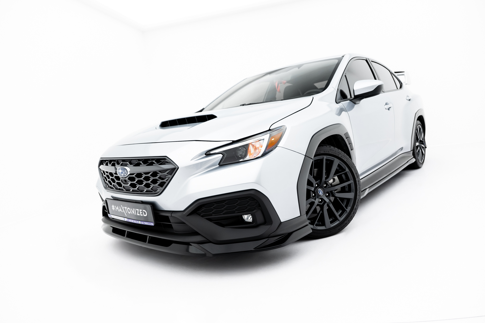 Maxton Design Передний сплиттер V.2 для Subaru WRX STI Mk2