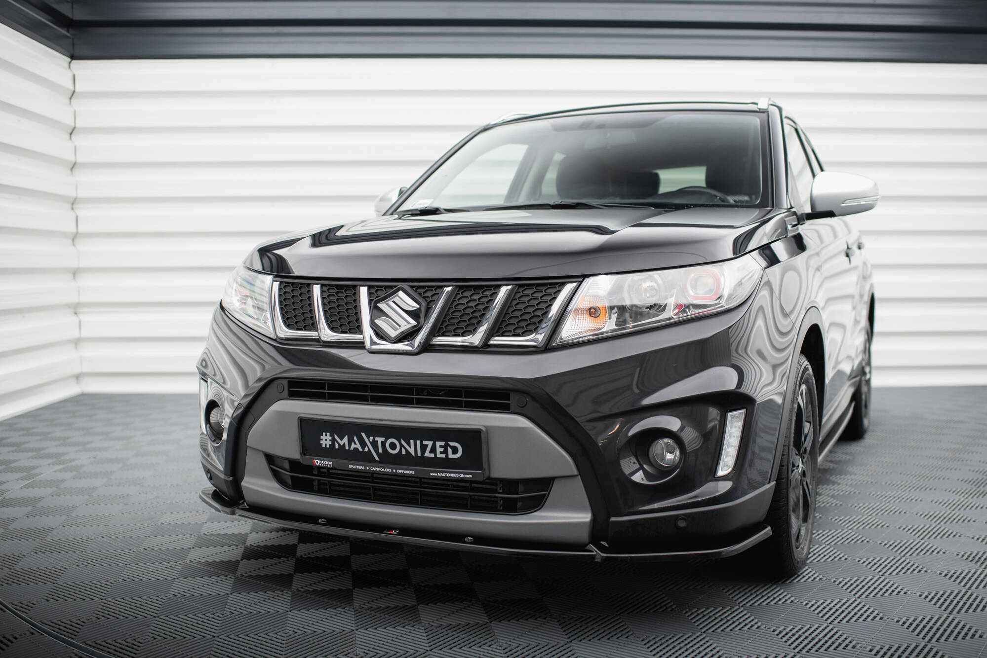 Maxton Design Передний сплиттер V.2 для Suzuki Vitara S Mk2