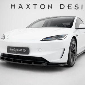 Maxton Design Передний сплиттер V.2 для Tesla Model 3 Performance Mk1 Facelift