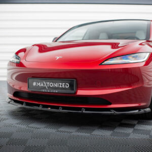 Maxton Design Передний сплиттер V.2 для Tesla Model 3 Project Highland (рестайлинг)