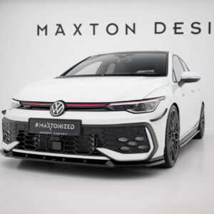 Maxton Design Передний сплиттер V2 для Volkswagen Golf GTI / GTE / R-Line Mk8 (рестайлинг)