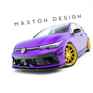 Maxton Design Передний сплиттер V2 для Volkswagen Golf R Hatchback Mk8 Facelift