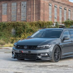 Maxton Design Передний сплиттер V.2 для Volkswagen Passat R-Line B8