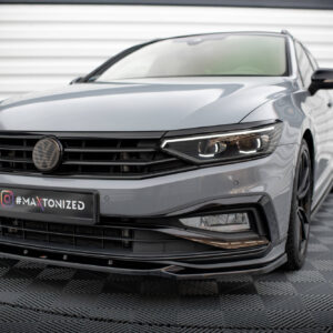 Maxton Design Передний сплиттер V.2 для Volkswagen Passat R-Line B8 (рестайлинг)