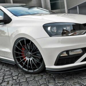 Maxton Design Передний сплиттер V.2 Volkswagen Polo GTI Mk5 Facelift