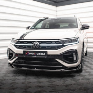 Maxton Design Передний сплиттер V.2 для Volkswagen T-Roc R / R-Line Mk1 (рестайлинг)