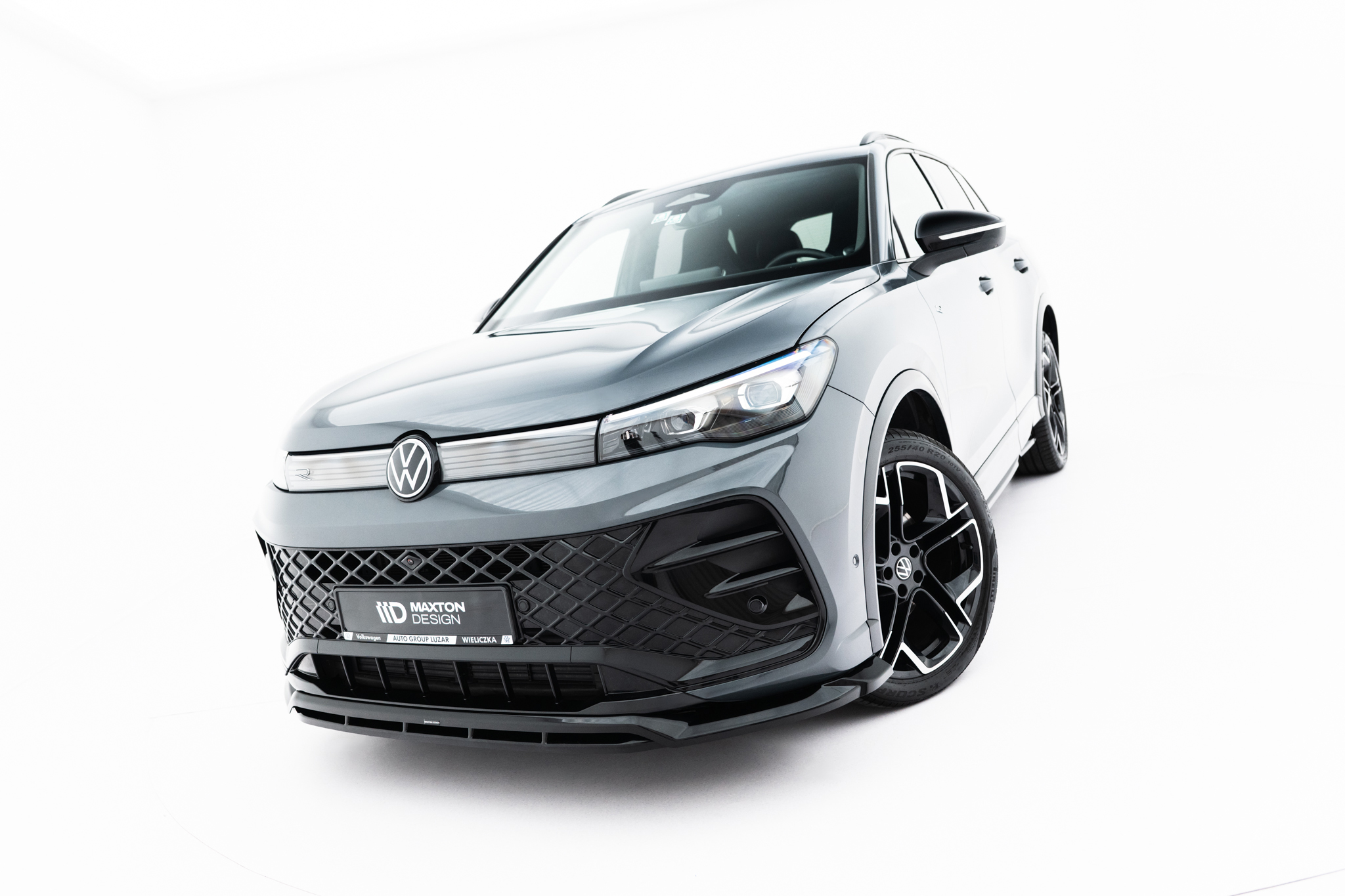 Maxton Design Передний сплиттер V.2 для Volkswagen Tiguan R-Line Mk3