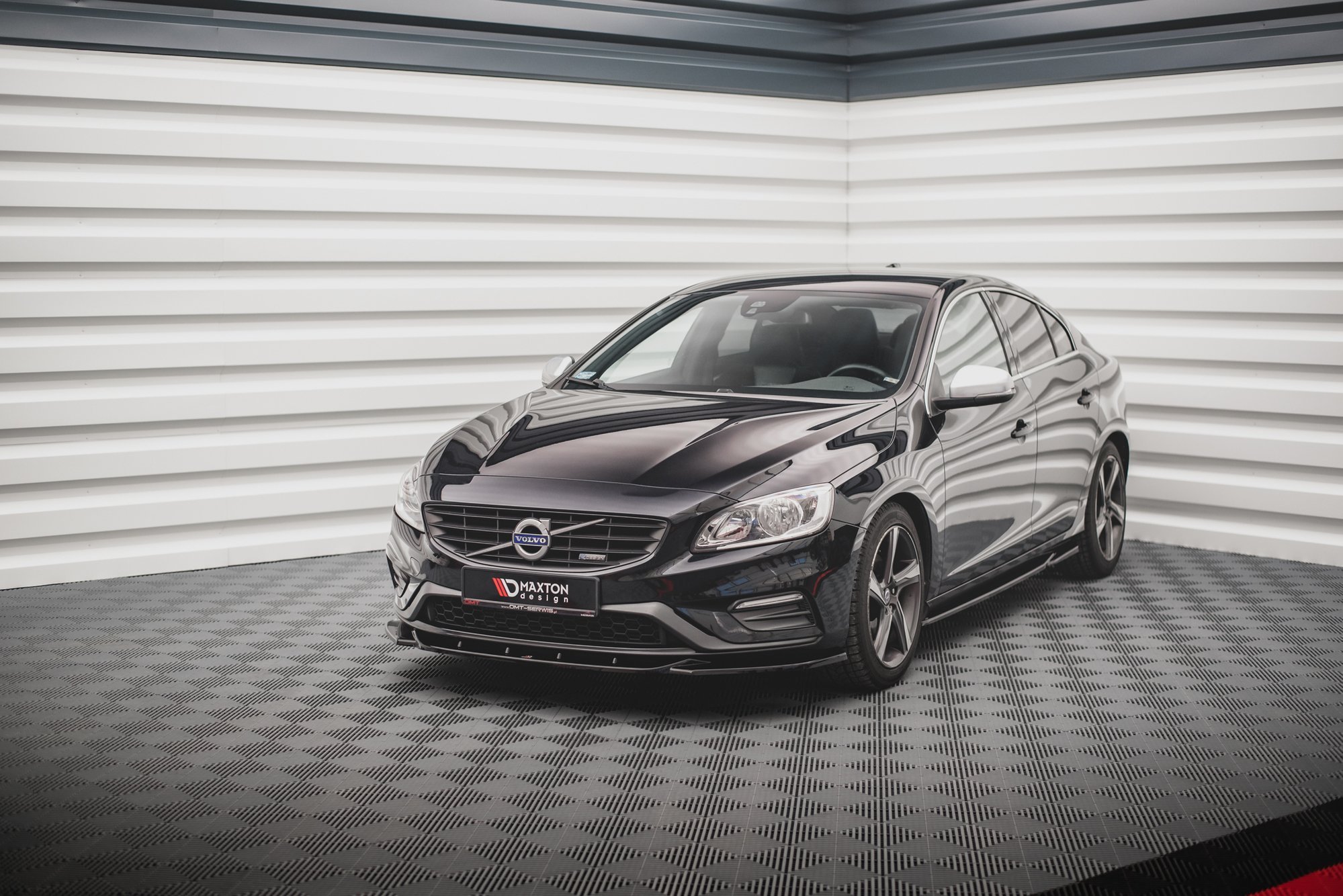 Maxton Design Передний сплиттер V2 для Volvo S60 R-Design Mk2 (рестайлинг)