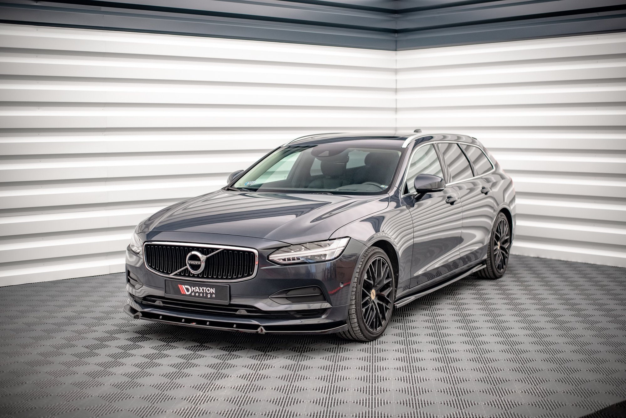 Maxton Design Передний сплиттер V2 для Volvo V90 Mk2